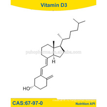 Сырой материал Витамин D3, мощность витамина D3, USP-витамин D3 / 67-97-0